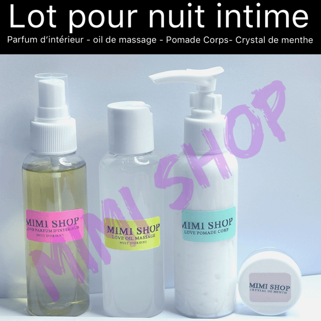 Lot pour nuit intime 