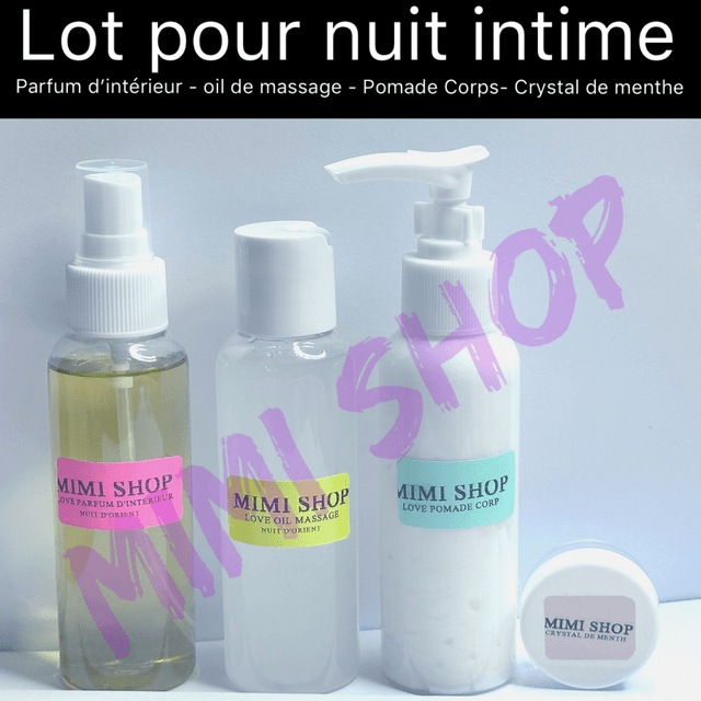 Lot pour nuit intime 